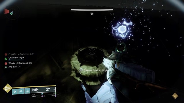 Preserving Chalice of Light in Destiny 2's Crota's End raid