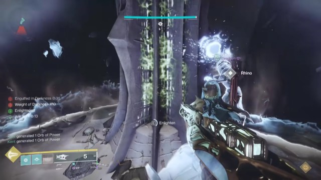 Enlightening a Lantern in the Abyss encounter in Destiny 2's Crota's End raid